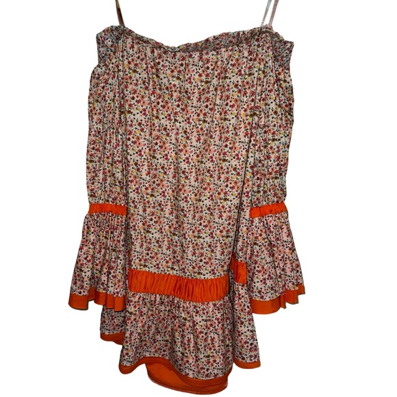 SILVIA TCHERASSI
Pescali Floral-Print Off-The-Shoulder Dress NWT - Picture 3 of 7